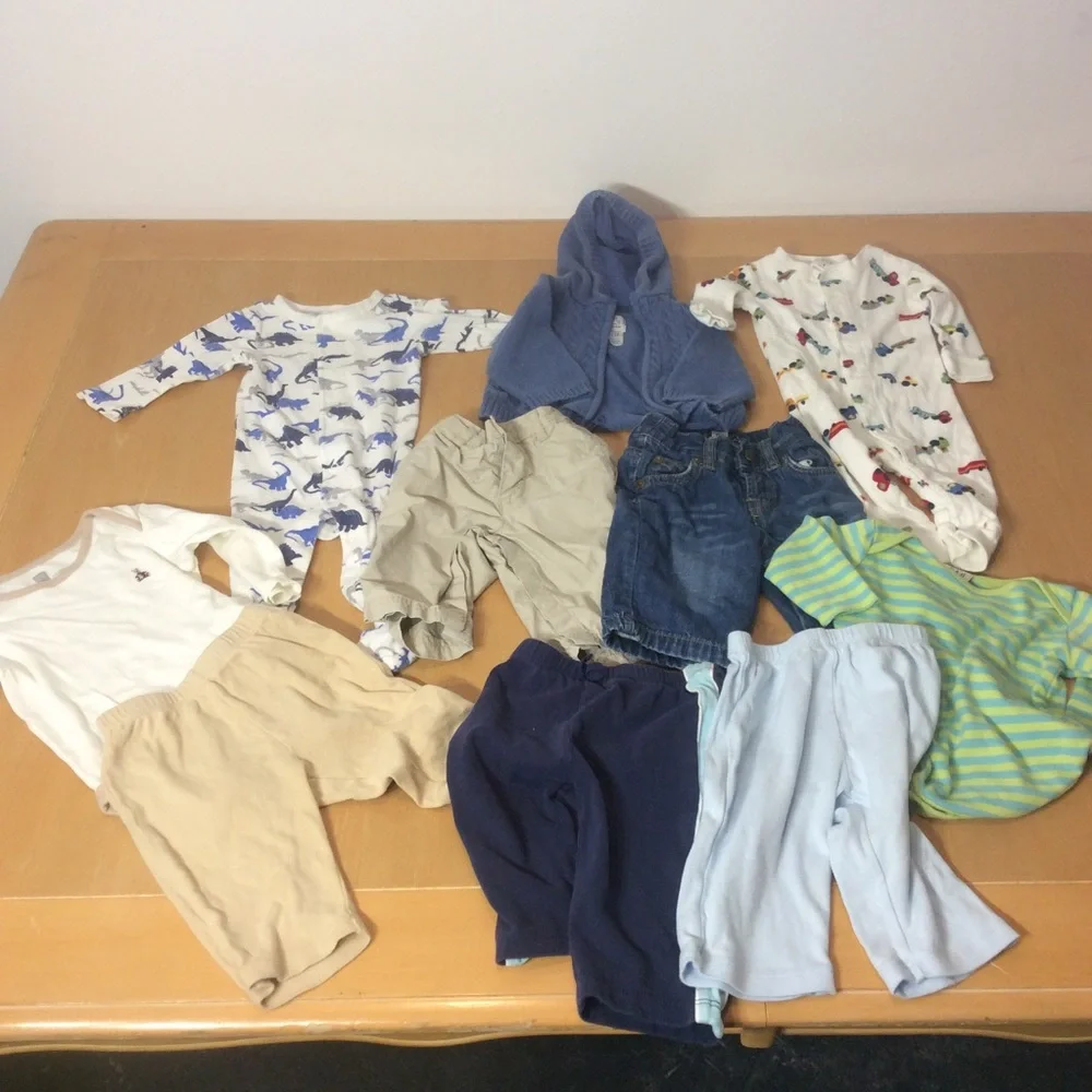 Gap Baby boy sets cotton 10 pieces in set pants, long sleeve,
